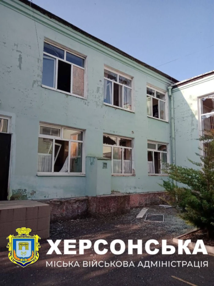 Навчальні заклади в Херсоні після російського обстрілу 5 червня 2025 року