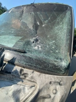 Наслідки атаки дрона / Херсонська ОВА