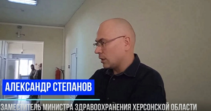 Колаборант / Скріншот з відео окупаційного Телеграм-каналу