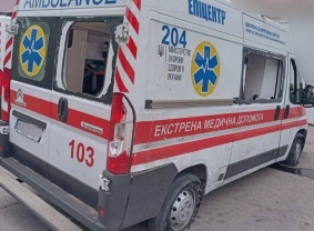 Наслідки атаки дрона / Херсонська ОВА