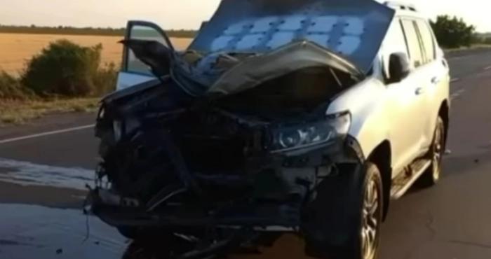 Постраждалий автомобіль / Скріншот з відео