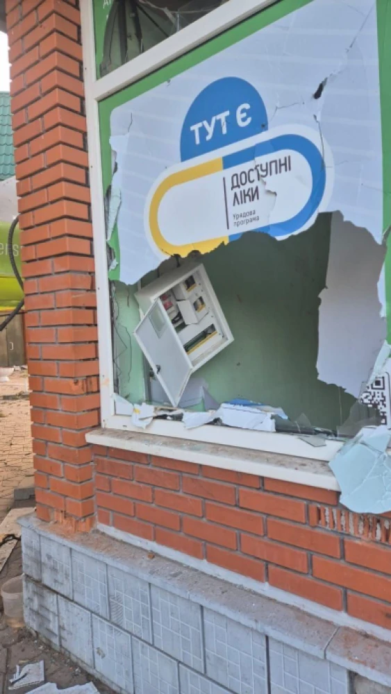 Білозерка після нічного обстрілу / Фото Херсонської ОВА