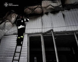 Ліквідація наслідків обстрілу / ДСНС України Ліквідація наслідків обстрілу / ДСНС України