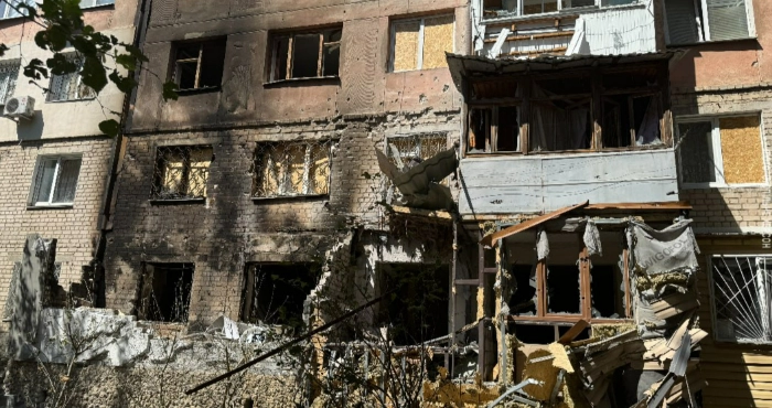 Наслідки обстрілів / Фото: Суспільне-Херсон