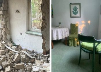 У Львові уламки російської ракети знищили будинок відомого художника