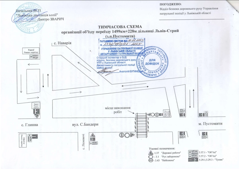 У Пустомитах тимчасово перекриють рух через залізничний переїзд: схема об’їзду – 01