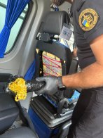 На кордоні з Львівщиною в мікроавтобусі знайшли понад 4 кг бурштину – 02