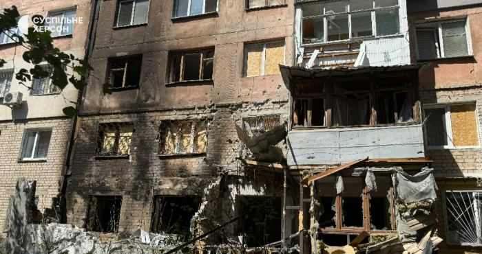 Наслідки обстрілів / Суспільне-Херсон