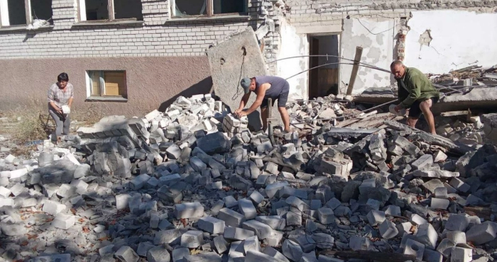 Ліквідація наслідків обстрілів / Херсонська ОВА