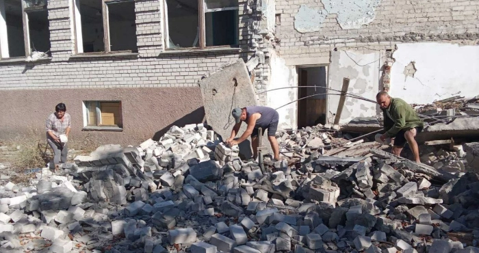 Ліквідація наслідків обстрілів / Херсонська ОВА