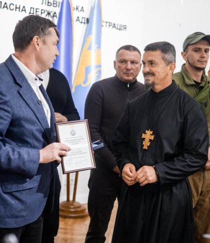 Ієромонаха з Львівщини нагородили відзнакою “За сприяння війську” від Сирського