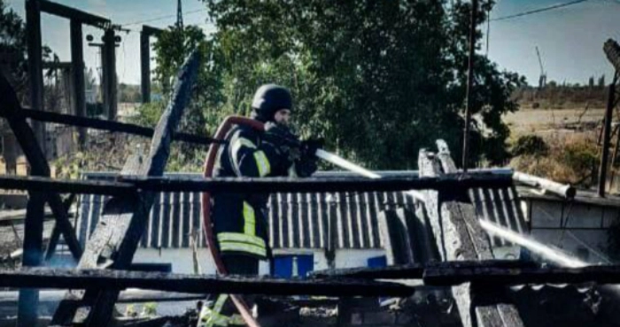 Ліквідація наслідків обстрілів / ДСНС Херсонщини