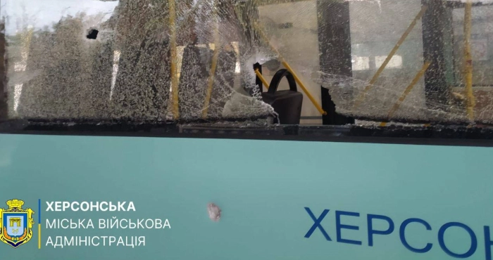 Наслідки обстрілу / Херсонська МВА