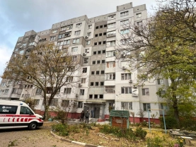 Наслідки обстрілу / Херсонська ОВА