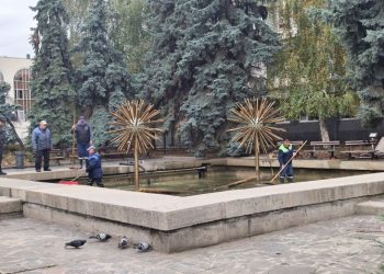 У Черкасах фонтани йдуть на зимові «канікули» — Новости Черкасс