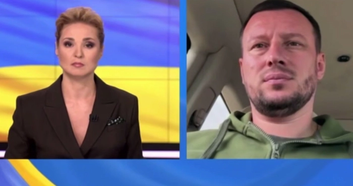 Олександр Прокудін в ефірі «Єдиного марафону» / Скриншот відео