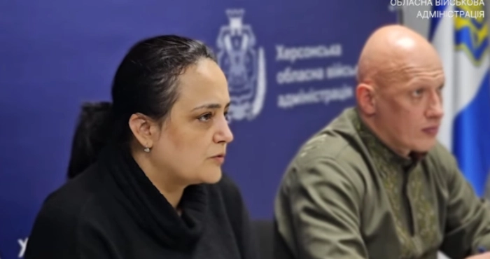 Наталія Гусак та Євгеній Ігнатенко / Херсонська ОВА