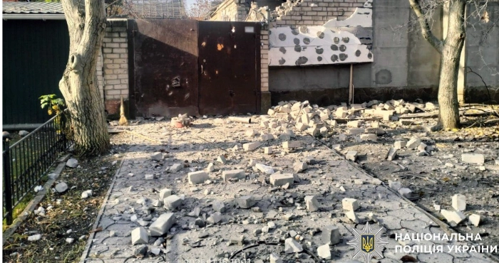 Будинок після російського обстрілу на Херсонщині / Національна поліція України