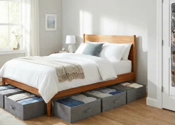 Використовуємо “мертві зони”: органайзери під ліжко та на дверцята шафи