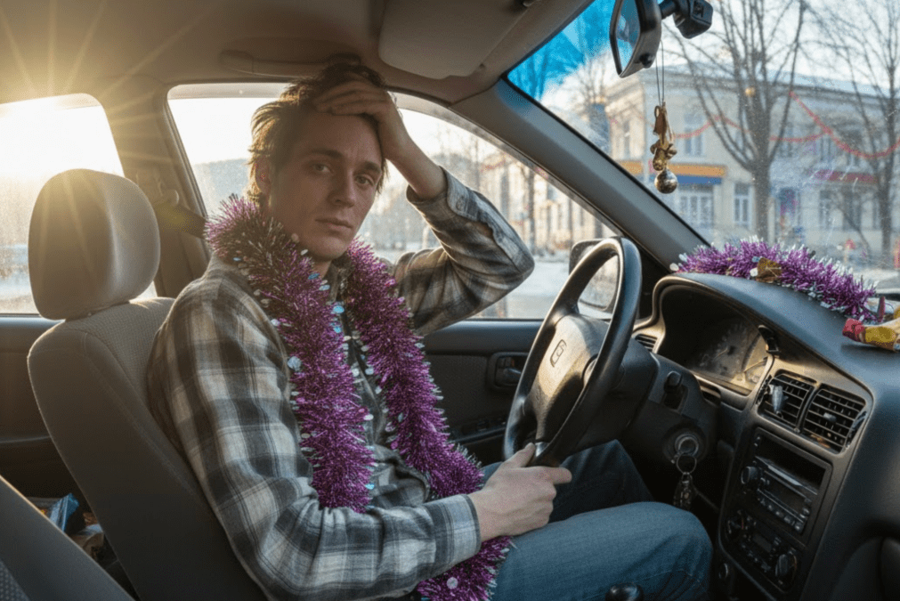 Свято без наслідків: коли водіям Дніпра після новорічного застілля можна сідати за кермо