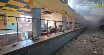 Наслідки обстрілу / Херсонська ОВА