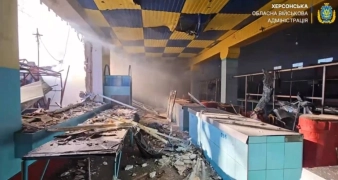 Наслідки обстрілу / Херсонська ОВА