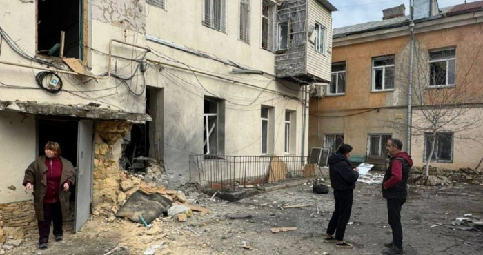 Наслідки обстрілів / Херсонська МВА