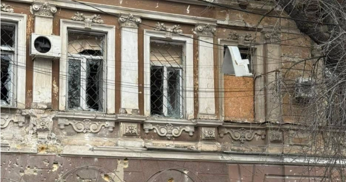 Наслідки обстрілів / Херсонська МВА