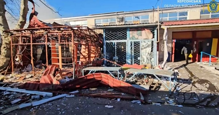 Наслідки обстрілу / Херсонська ОВА