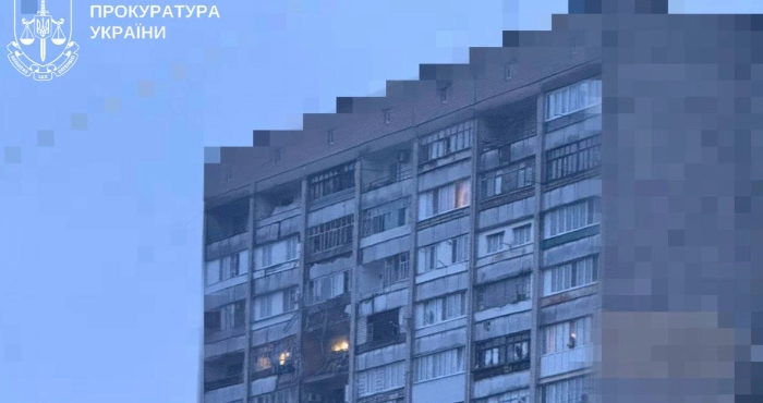 Будинок, який обстріляли росіяни 30 січня 2025 року / Херсонська обласна прокуратура