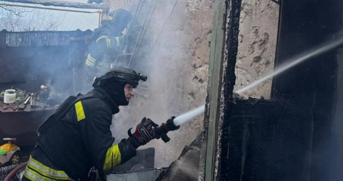 Ліквідація пожежі / ДСНС Херсонщини
