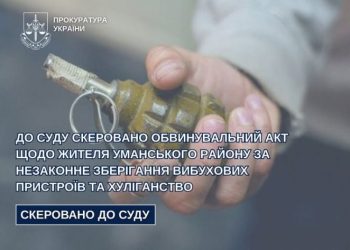 Судитимуть жителя Уманського району, який підірвав гранату посеред парку — Новости Черкасс