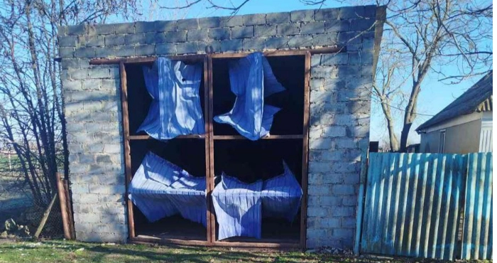 Наслідки обстрілів / Бериславська РВА