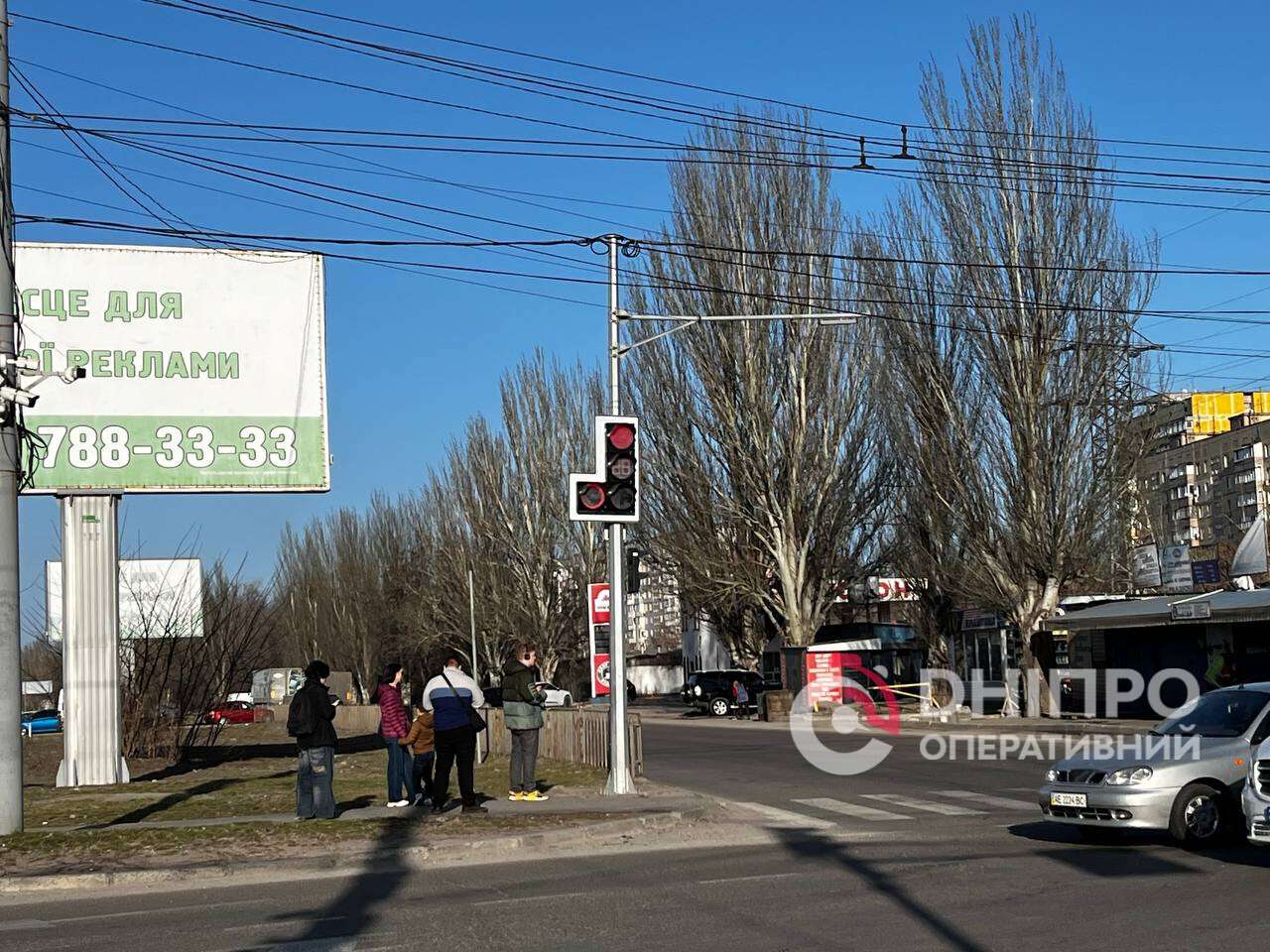 Додаткові світлофорні секції на перехресті Донецьке шосе - вул. Березинська: подробиці