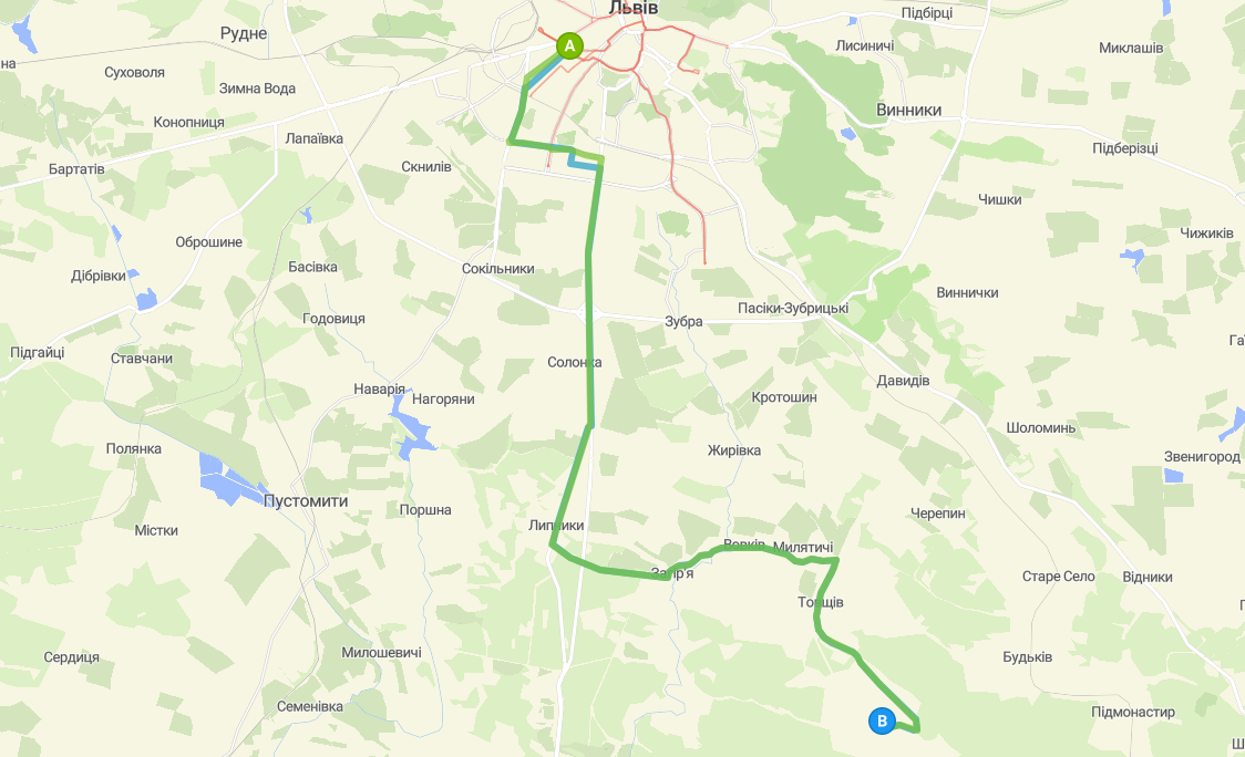 Маршрутка 115 міжміська Львів - Селисько