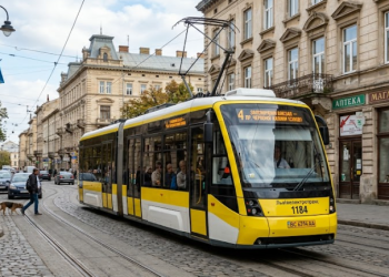 Трамвай 4 - Львів