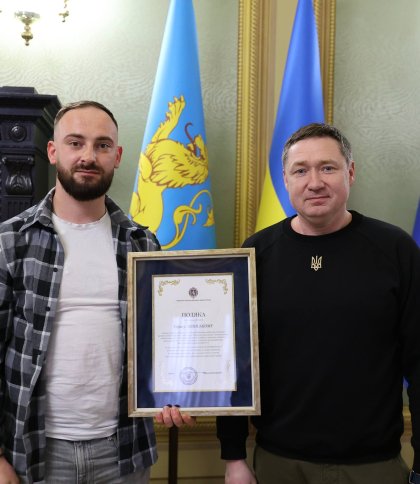 Козицький відзначив медика, який рятував потерпілих під час атаки на Львів