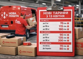 «Нова пошта» підвищує тарифи з 13 квітня: скільки доведеться платити за доставку
