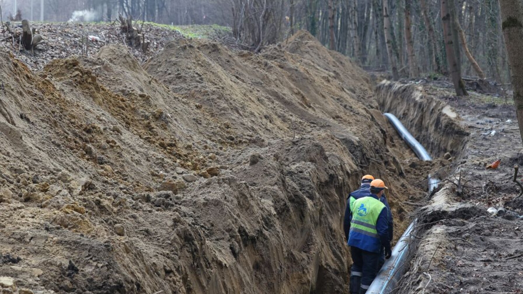 Львівводоканал розпочав укладання нового водопроводу у Зашкові